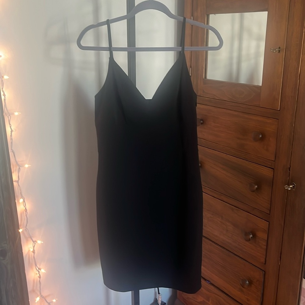 Black cocktail dress